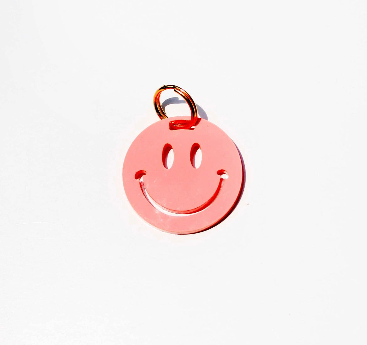 Smiley Pet Tag / Mini Keychain
