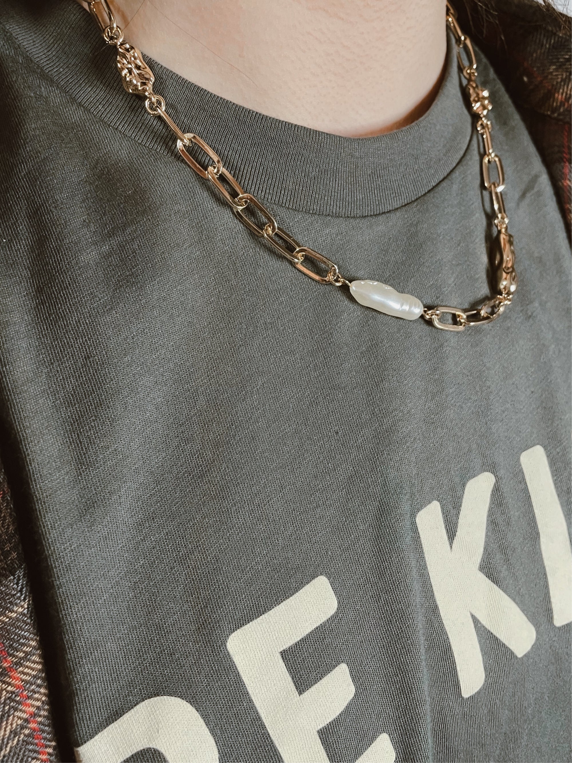 Gold Link Necklace