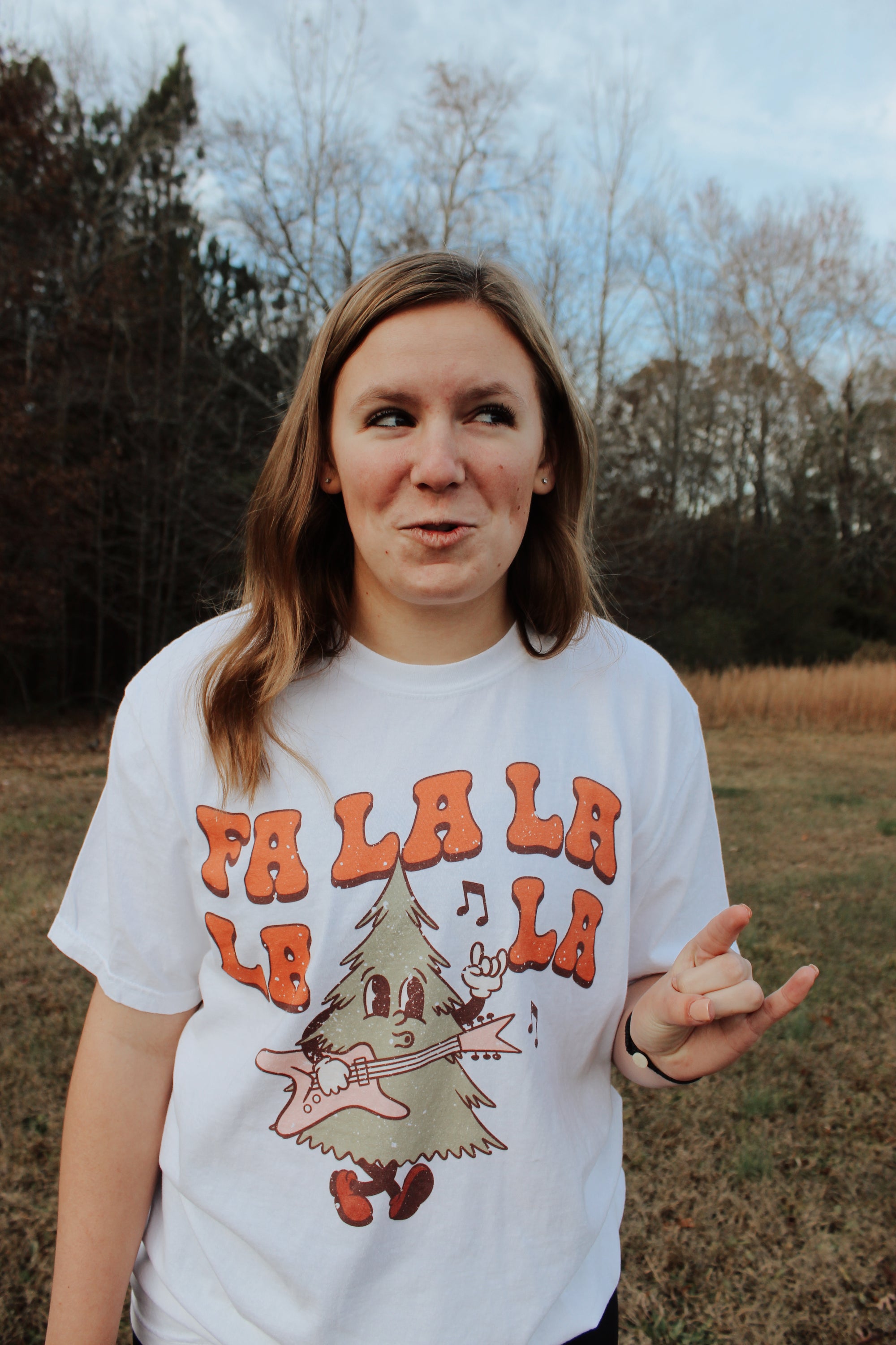 Rocking Christmas Tree Tee