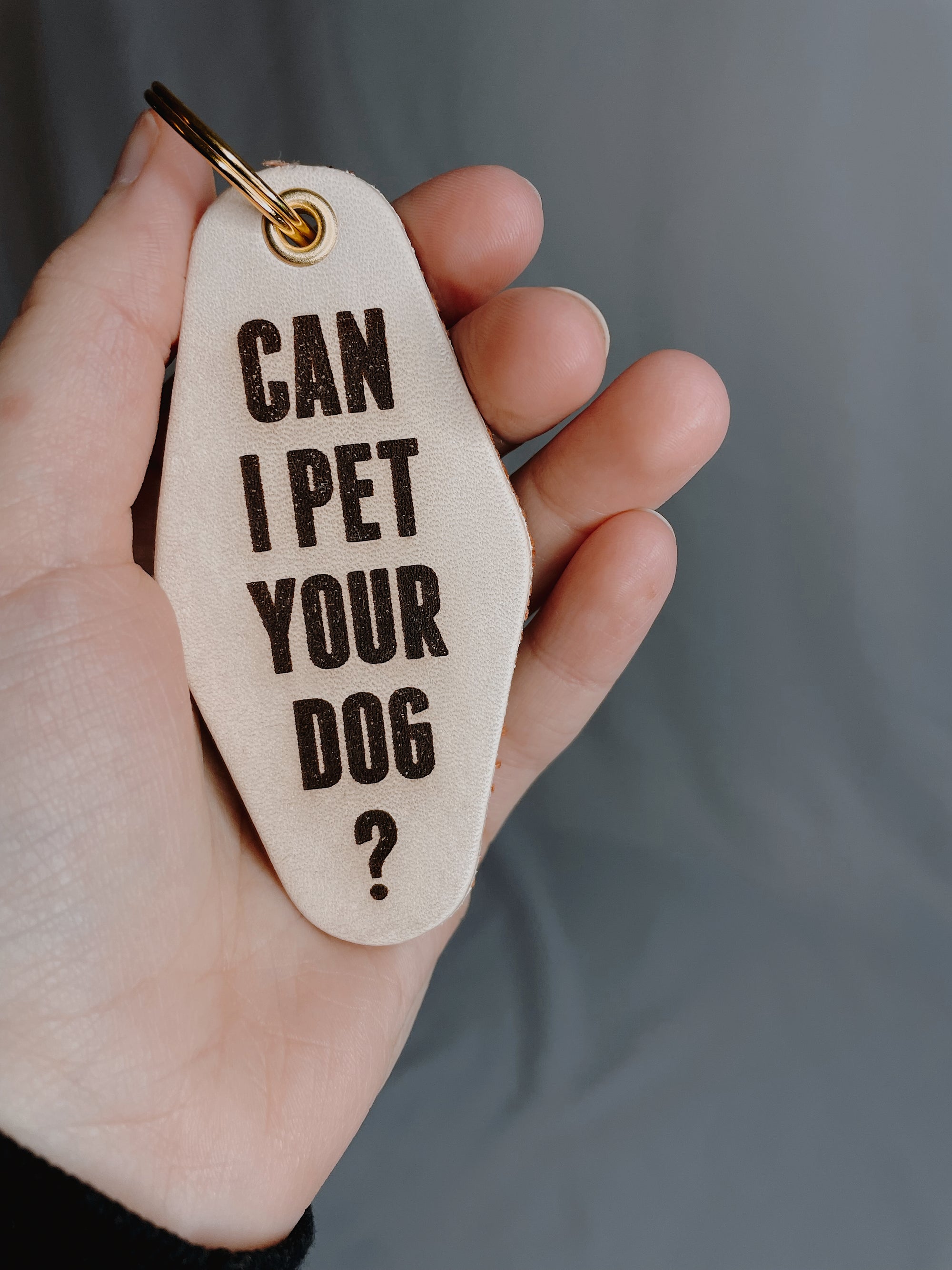 Can I Pet Your Dog? Keychain