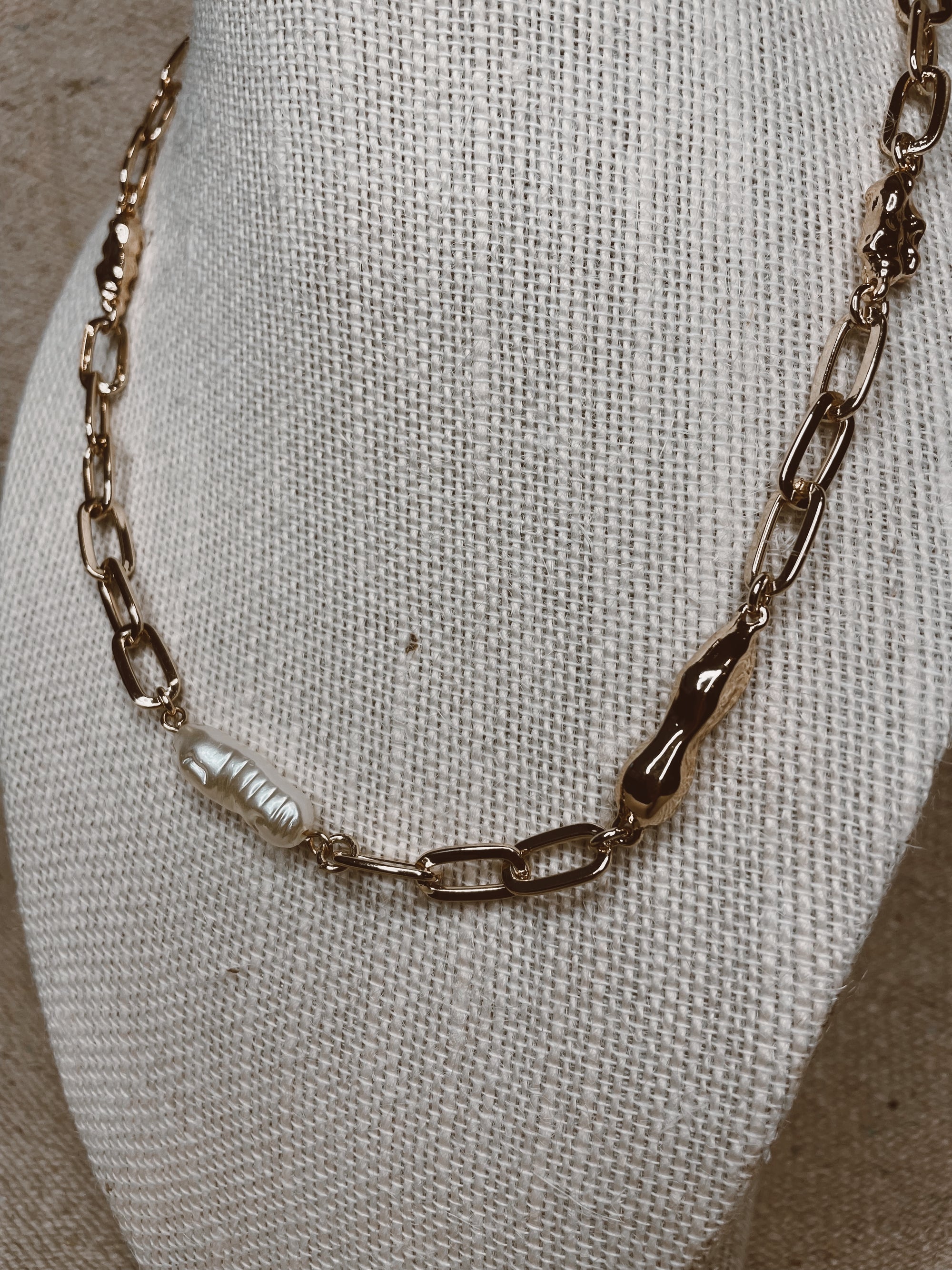 Gold Link Necklace