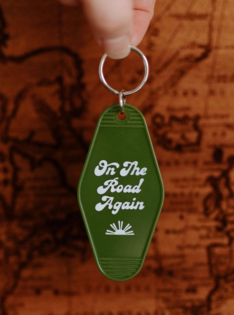 On the Road Again Keychain