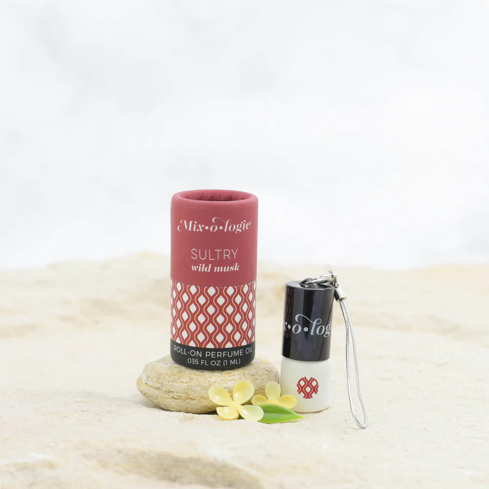 SULTRY (wild musk) Mini Rollerball Perfume Keychain