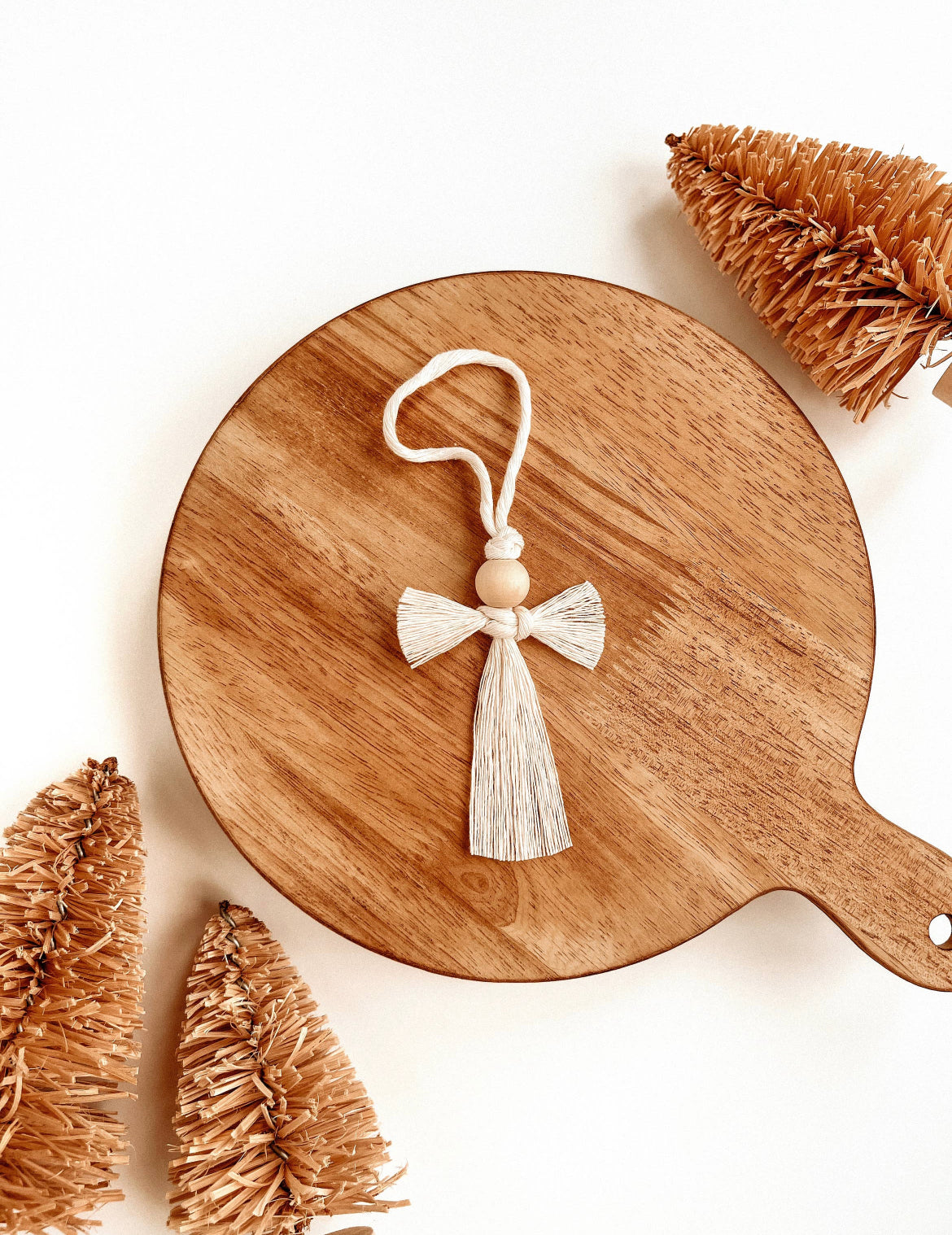 Macrame Angel Ornament