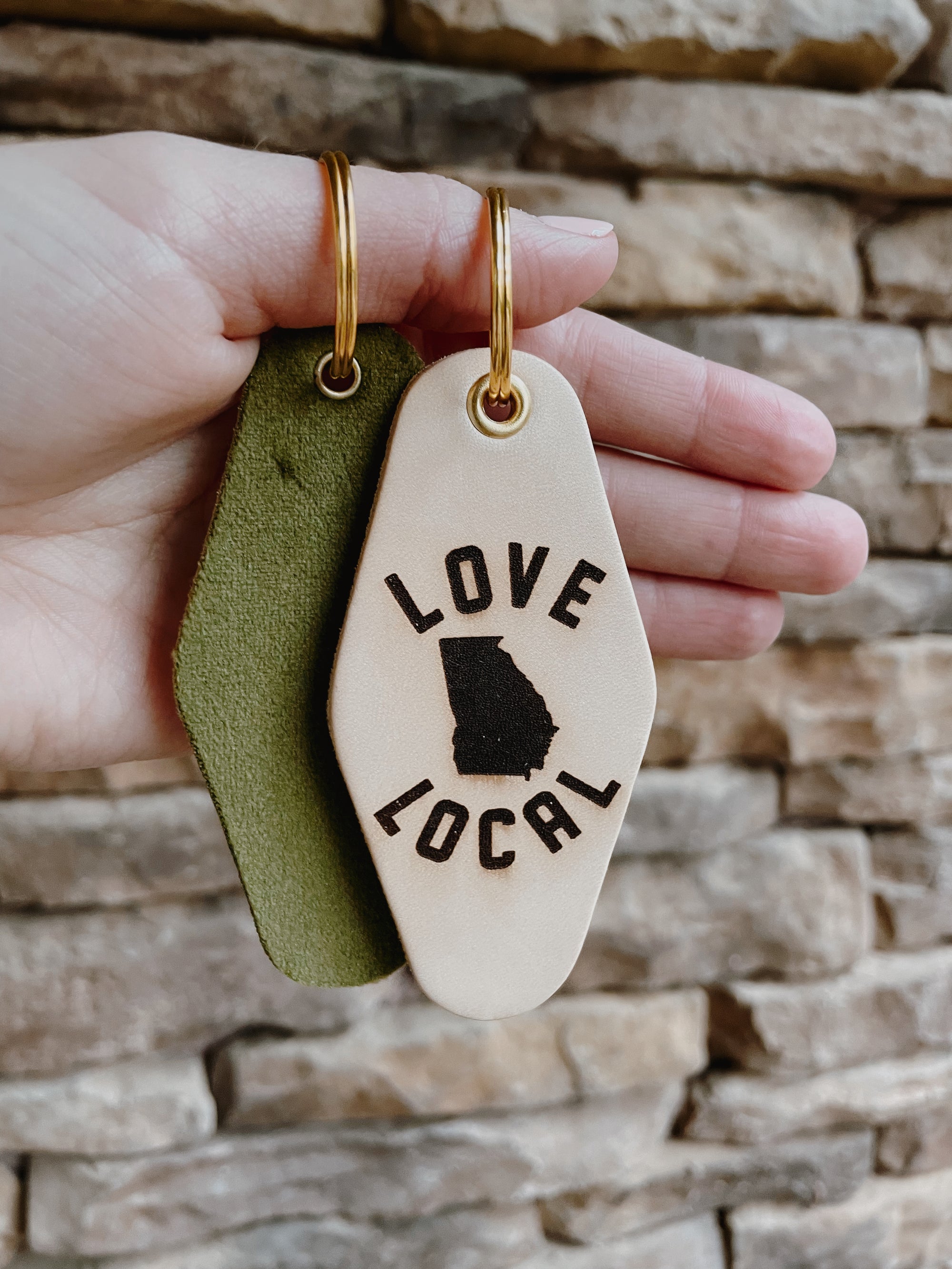 Love Local Keychain