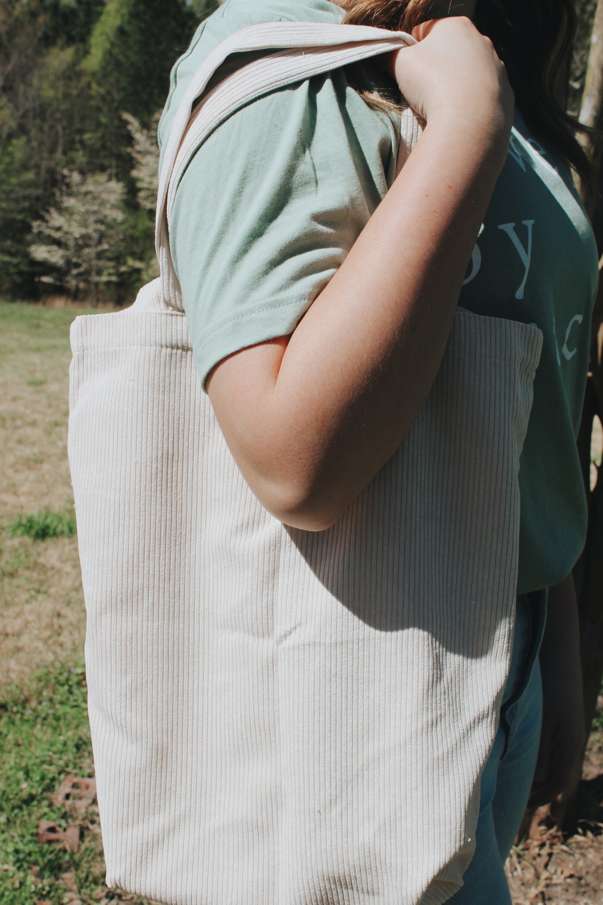 MagicLinen Large Linen Tote Bag