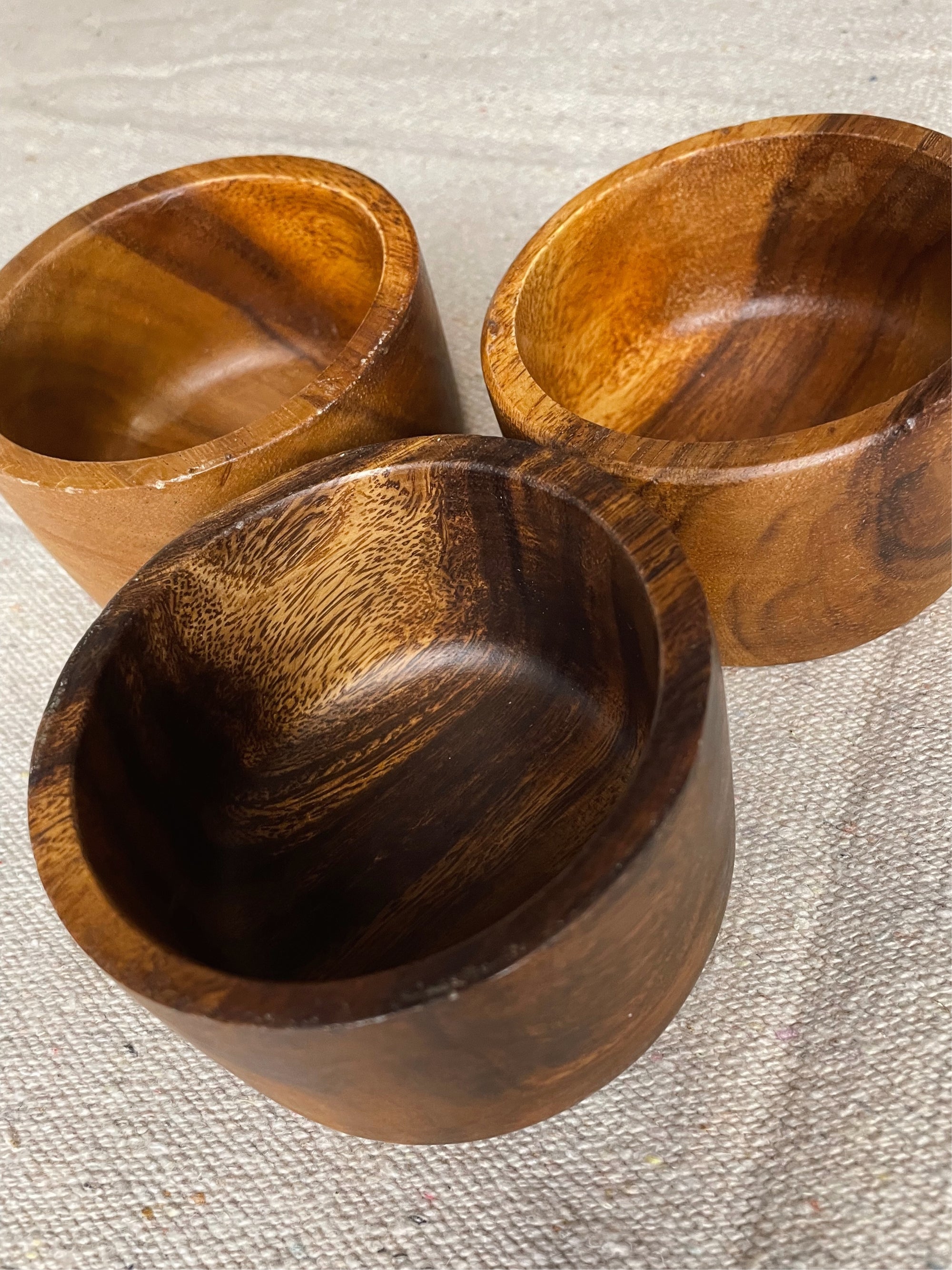 Acacia Round Wooden Bowl