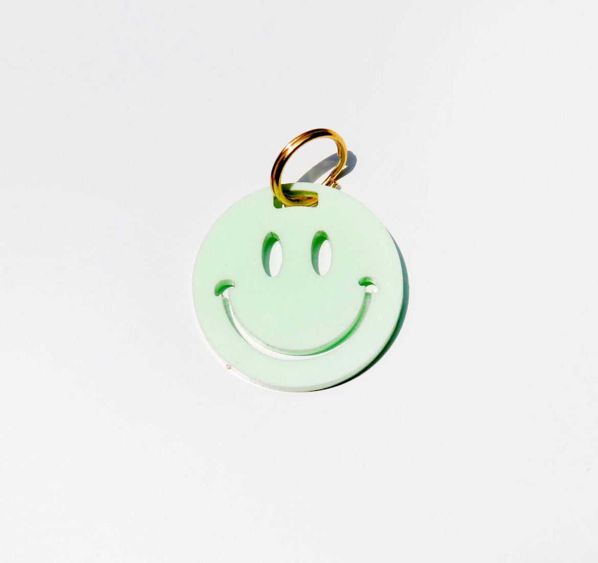 Smiley Pet Tag / Mini Keychain