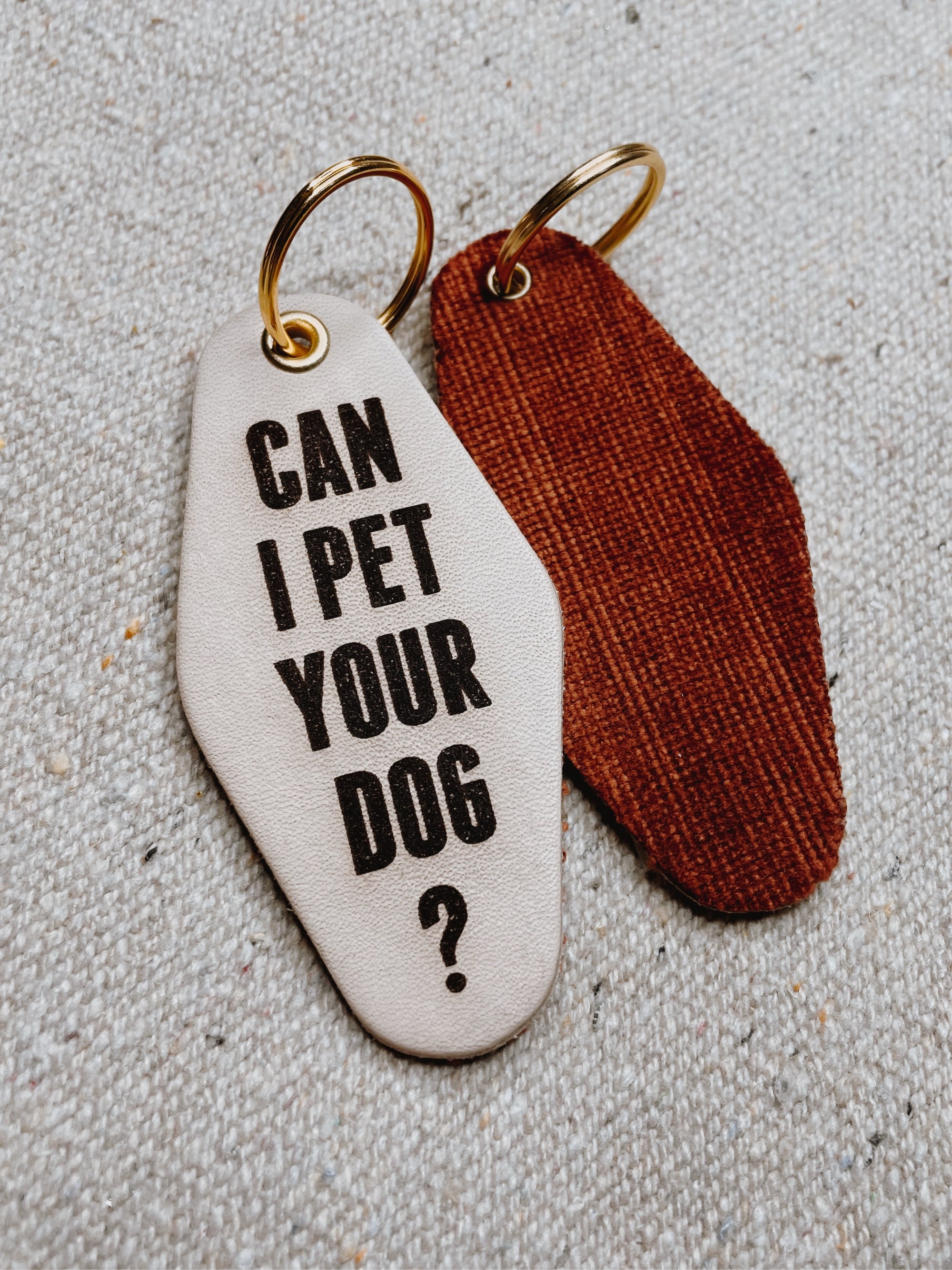 Can I Pet Your Dog? Keychain