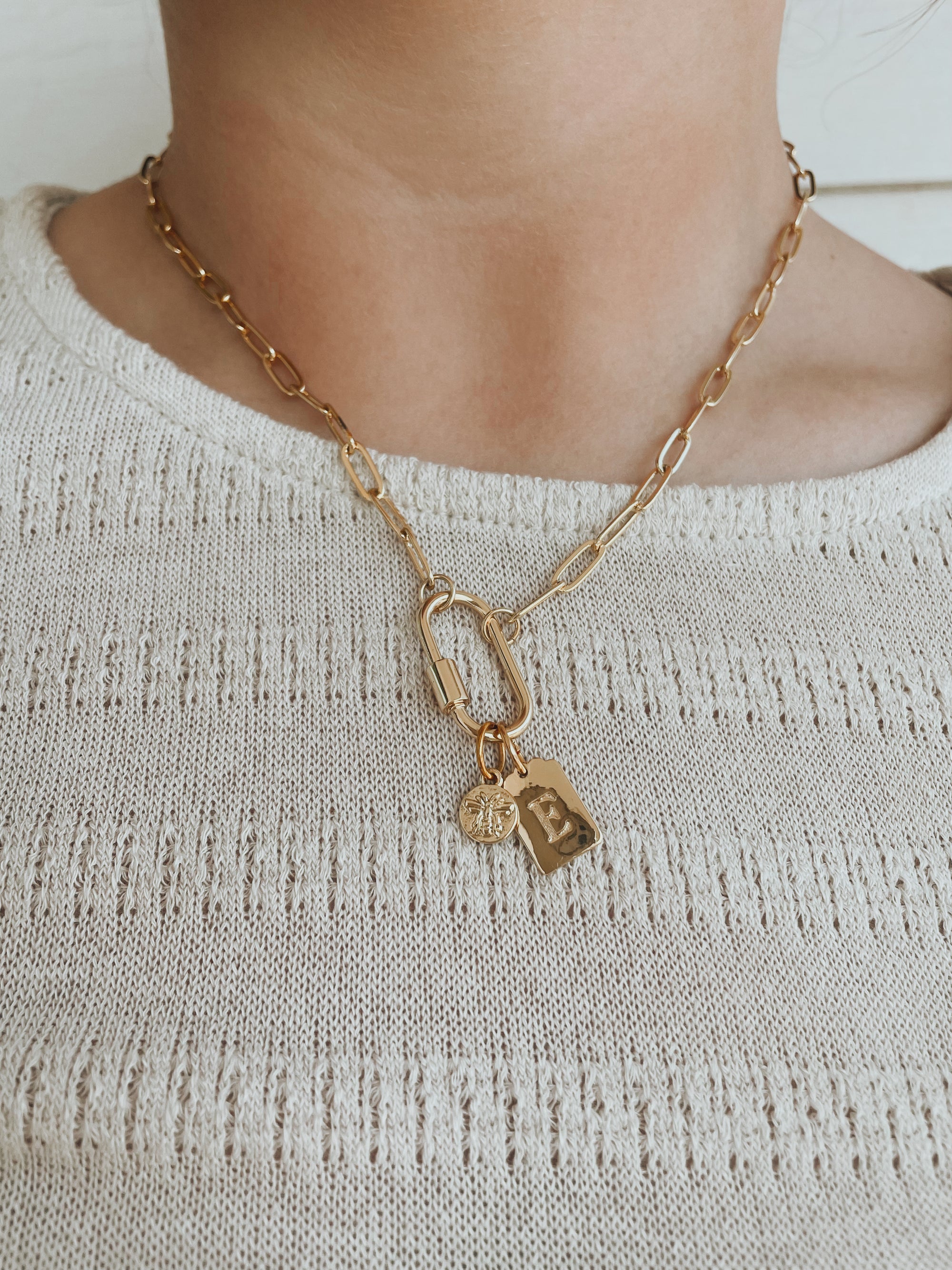 Classic Gold Charm Necklace