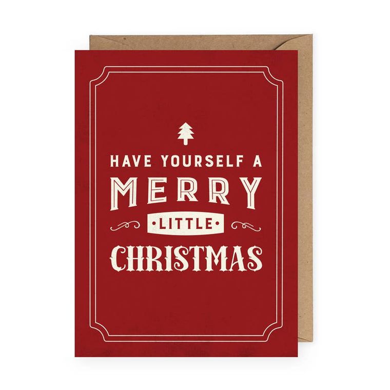 Merry Little Christmas Greeting Card Set