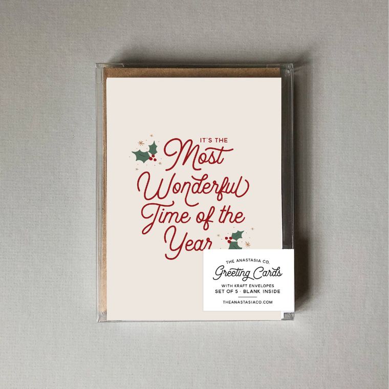 Wonderful Time of Year Greeting Card Set